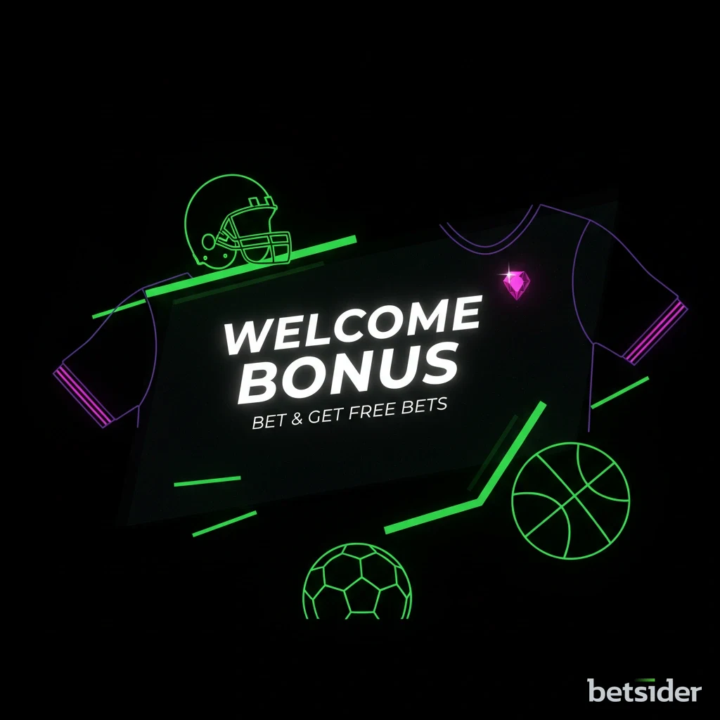 A graphic advertising the Betsider sports betting welcome offer for new players.