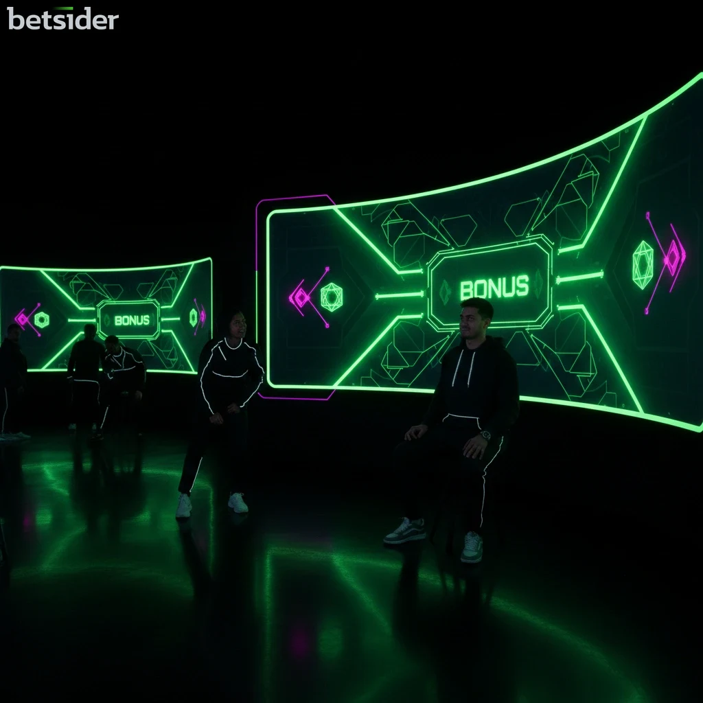 A colourful online slot game at Betsider Casino with glowing symbols and a jackpot total displayed.