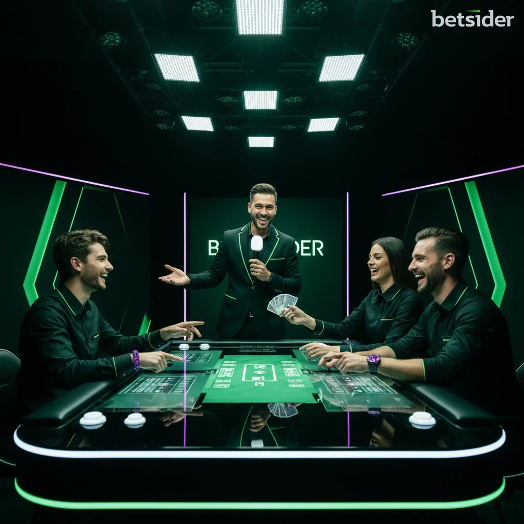 A player's view of the live baccarat game interface on a tablet.