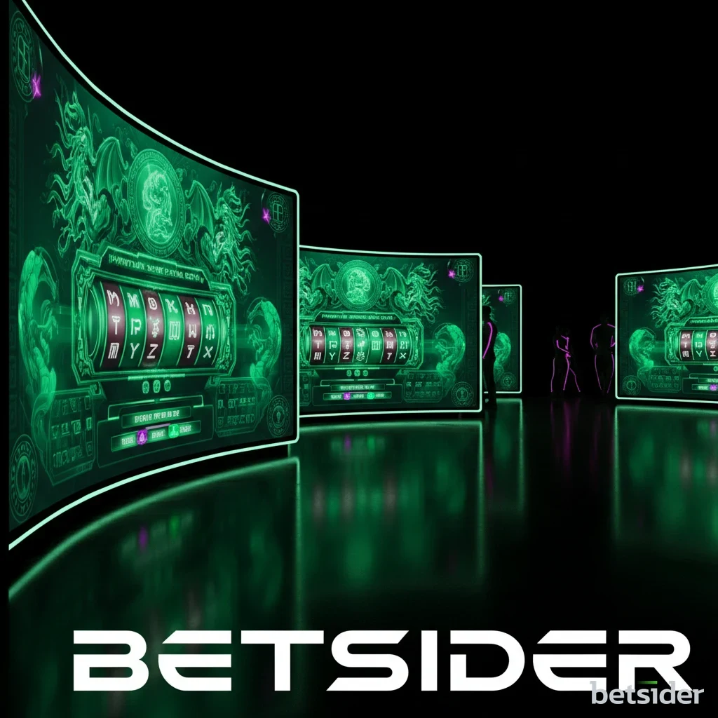 Close-up on a slot machine interface showing a "Mega Jackpot Won!" notification with a huge prize amount displayed.